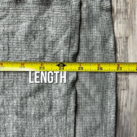 Wildfox : grey Haley brushed long sleeve V neck thermal - Picture 13 of 13